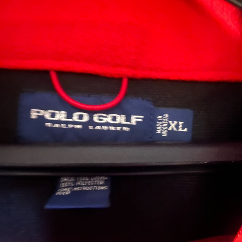 Men’s Polo Golf Vest red XL - Picture 3 of 8